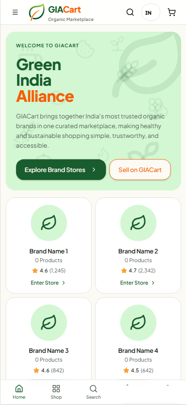 GIACart marketplace mobile preview 1